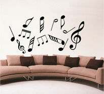 Sticker note muzicale