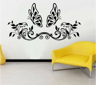 Autocolant de perete cu fluturi