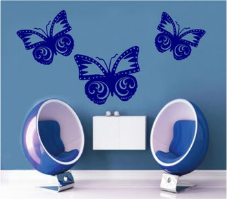 Colant de perete fluturasi