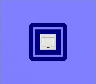 Sticker decorativ pentru intrerupator