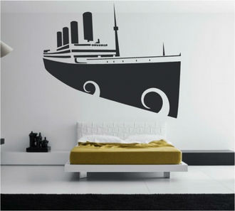 Sticker decorativ vapor