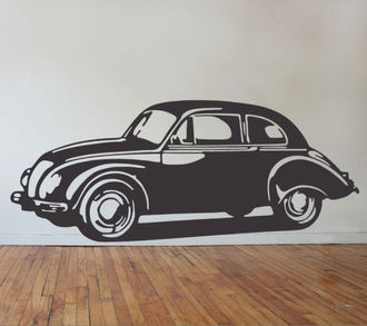 Sticker decorativ volkswagen broscuta veche