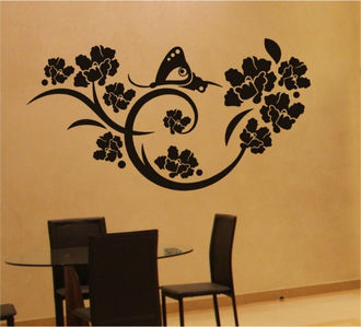 Sticker decorativ fluture varianta 14