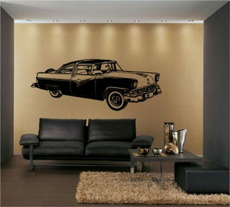 Sticker masina retro 9