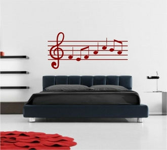 Sticker Sticker portativ muzical model 1