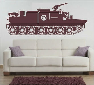 Sticker tanc cu senile