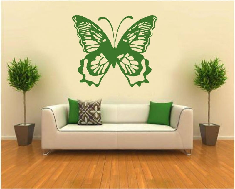Sticker decorativ fluture varianta 6