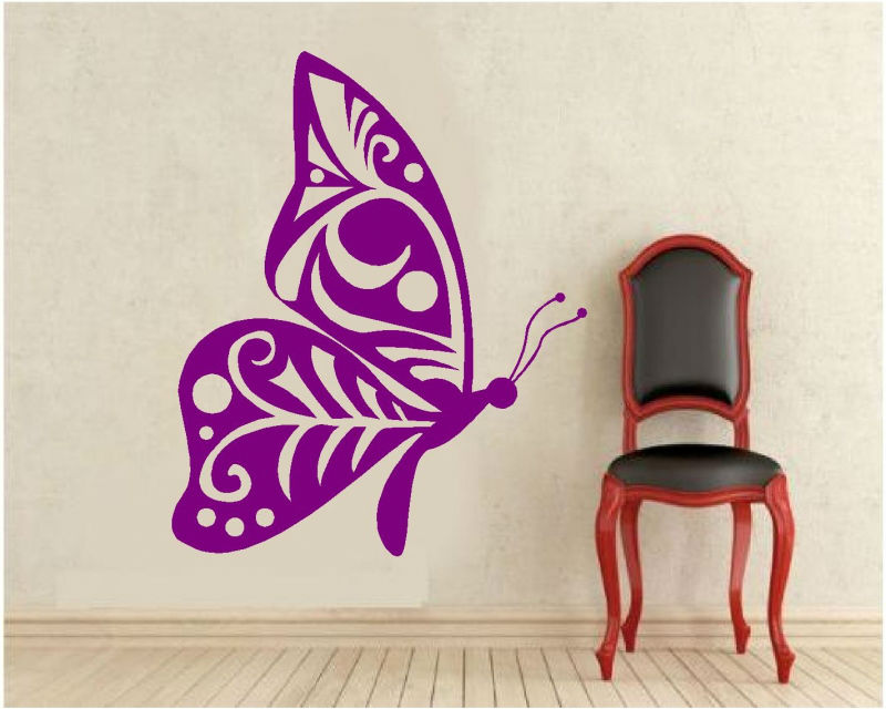 Sticker decorativ fluture varianta 18