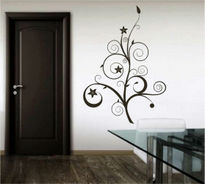 Autocolant floare de perete