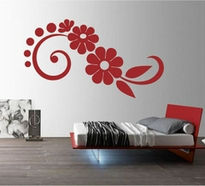 Autocolant floricele de perete