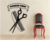 Sticker barber shop 1