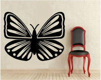 Sticker decorativ fluture varianta 1