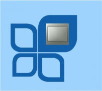 Sticker decorativ pentru intrerupator abstract