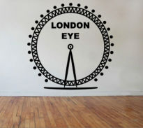 Sticker decorativ LONDON EYE