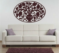 Sticker tablou floral