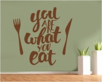 Sticker you are what you eat