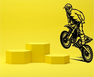 Autocolant motocicleta cross