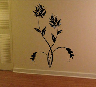 Colant de perete floral