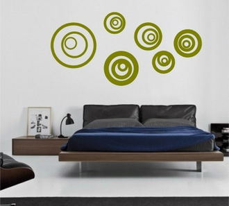 Sticker Cerculete abstracte