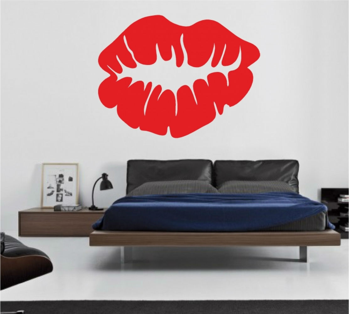 Sticker Amprente buze femeie varianta 3