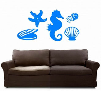 Sticker animale marine diverse