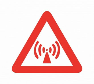 Sticker avertizare zona acces internet wireless