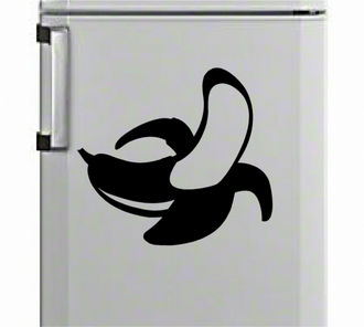 Sticker banana decojita