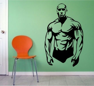 Sticker Barbat corp musculos