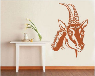 Sticker decorativ cap de tap