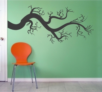 Sticker decorativ creanga copac orizontala