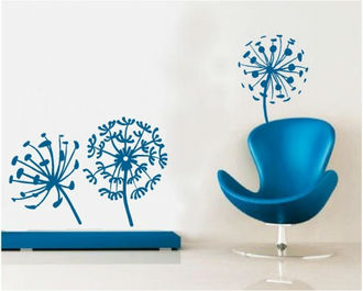 Sticker decorativ cu papadii