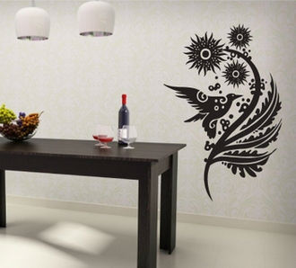 Sticker decorativ floral