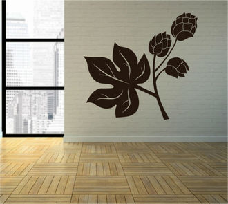 Sticker decorativ floral