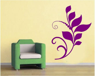 Sticker decorativ floral