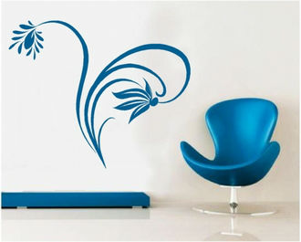 Sticker decorativ floral