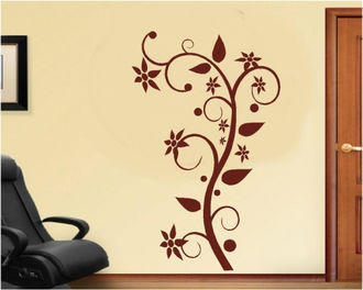 Sticker decorativ floral