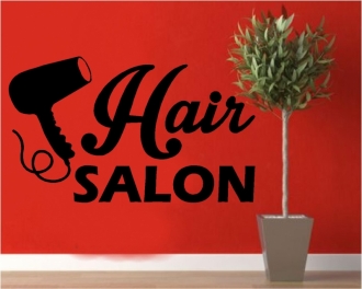 Sticker decorativ Hair Salon