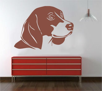 Sticker decorativ profil cap caine