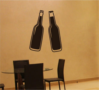 Sticker decorativ sticle de bere