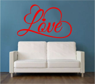 Sticker decorative LOVE