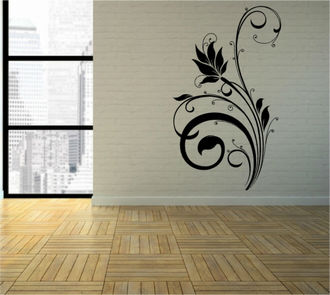 Sticker floare decorativa