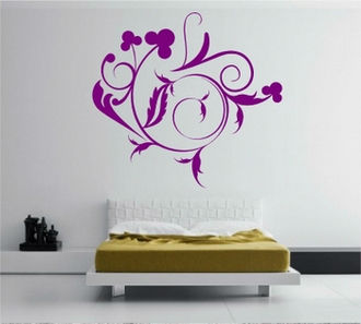 Sticker Forma vegetala bine conturata