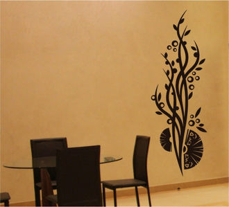 Sticker floral de bucatarie