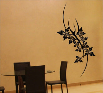 Sticker floral de perete