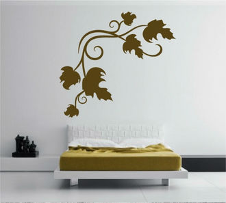 Sticker frunze de vie ruginii
