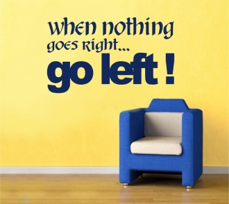Sticker Go left !