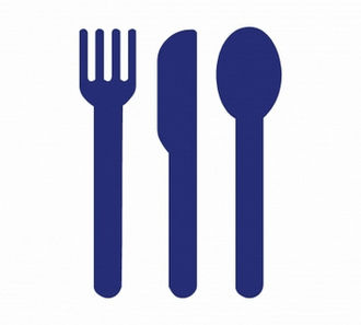 Sticker indicator restaurant