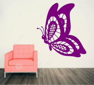 Sticker decorativ fluture varianta 9