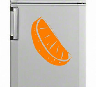 Sticker felie portocala