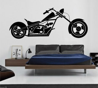 Sticker moto chopper 2